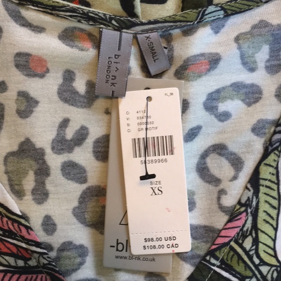 ANTHROPOLOGIE | BLANK | Safari Elephant Leopard Print - Picture 10 of 16